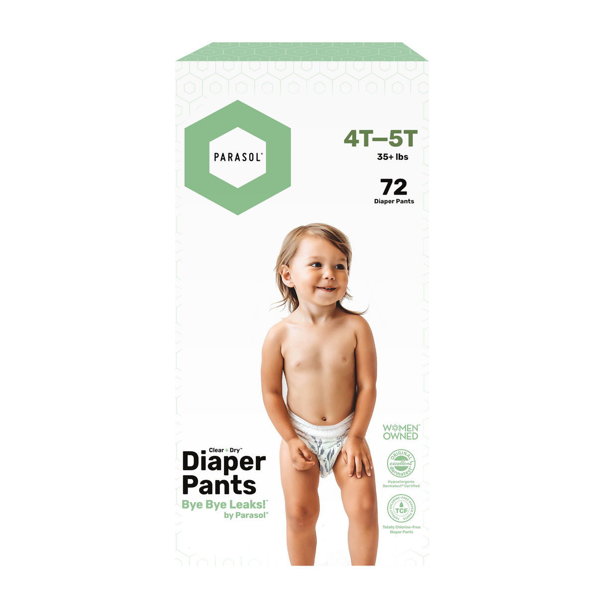 Parasol - Clear+Dry™ Natural Diaper Pants Size 6/XXL - 36x2pcs