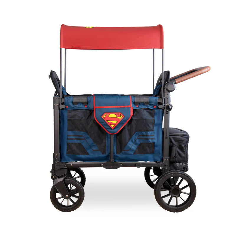 Wonderfold - 超人版W2 Luxe Pro 雙人嬰兒車