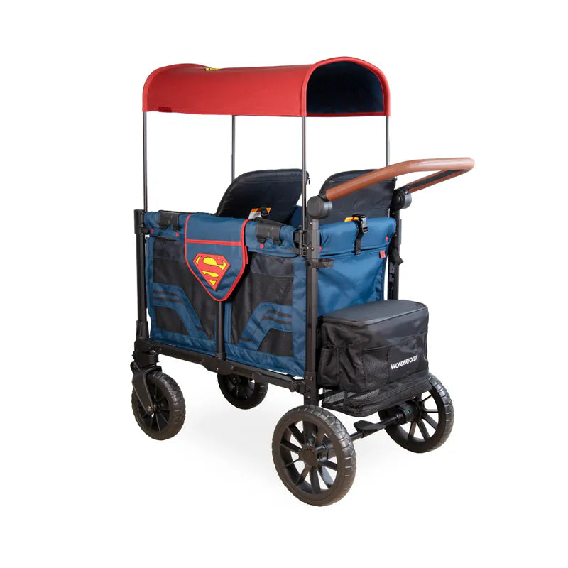Wonderfold - 超人版W2 Luxe Pro 雙人嬰兒車