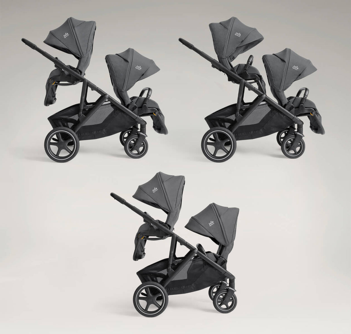 Joie - versiti™ single-to-double pram (Ebony)