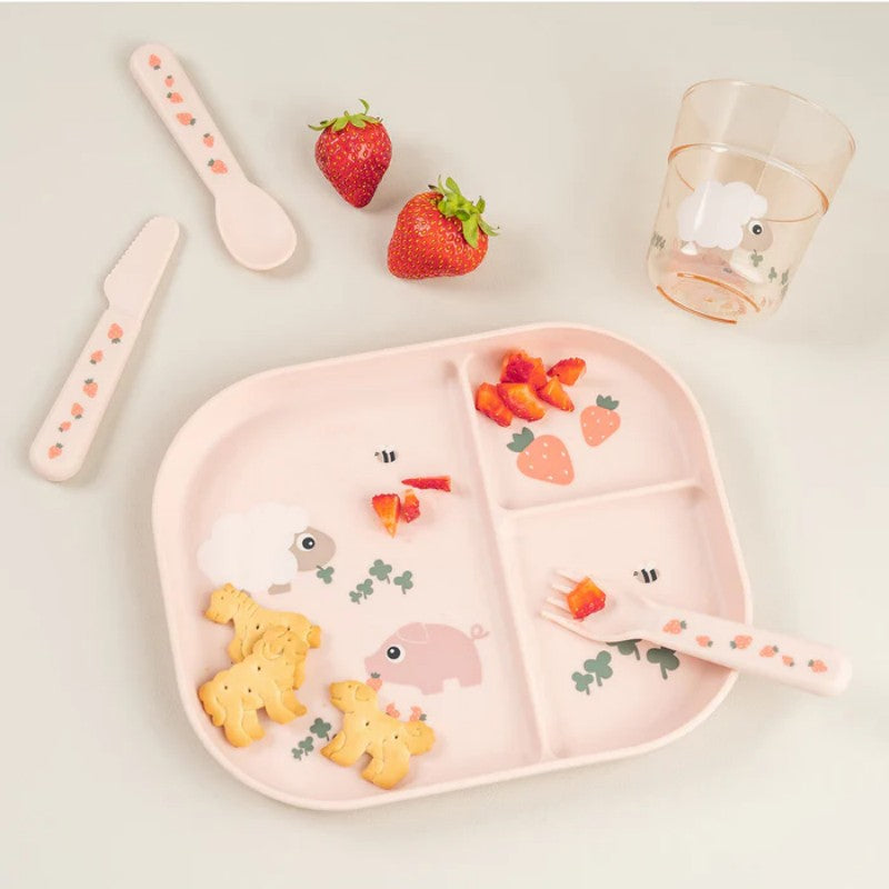 Done by Deer - 玻璃杯 L Tiny farm 粉色