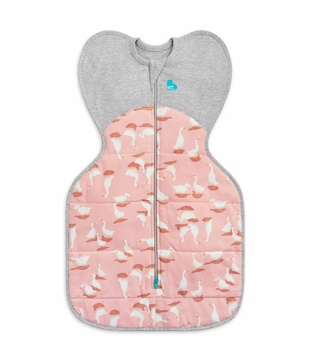 Love To Dream - Swaddle Up Warm Pink Silly Goose (Dusty Pink Medium)