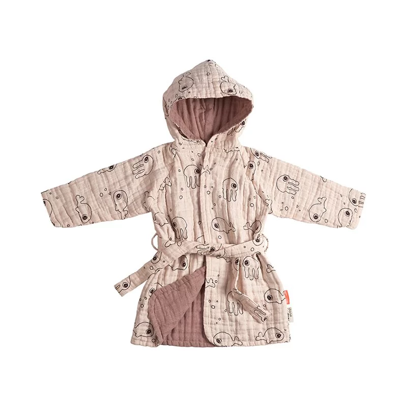 Done by Deer - Sea Friends 連帽浴衣 (3-4Y)