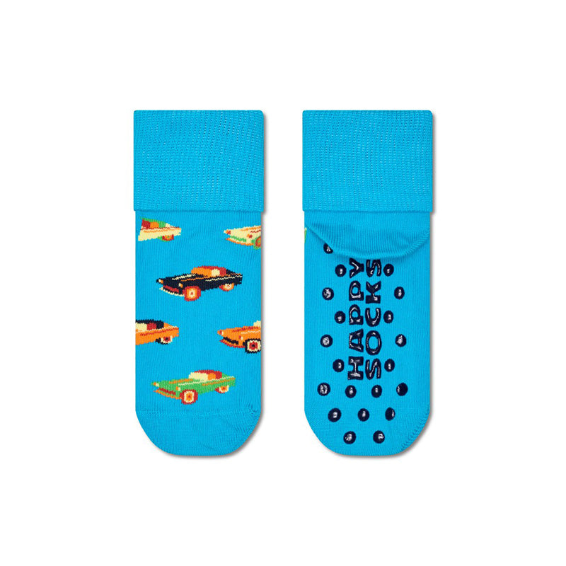Happy Socks - 兒童襪 防滑款 汽車