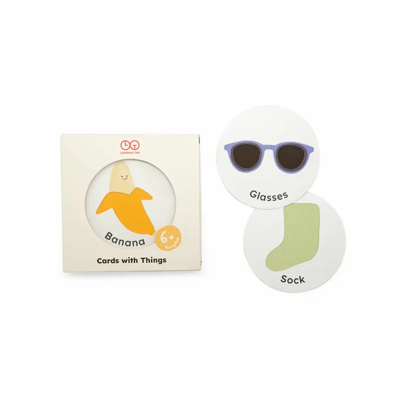 Learning Time - Card with Things