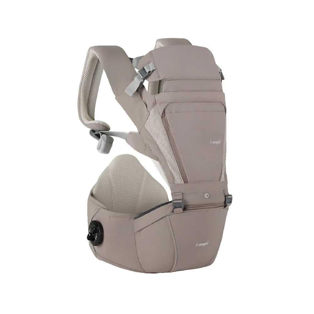 i-angel - Dr. Dial Plus 2-in-1 Hip Seat Carrier - Creamline Beige