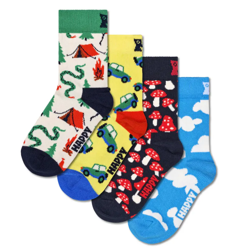 Happy Socks - Kids 4-pack Little Camper Gift Set