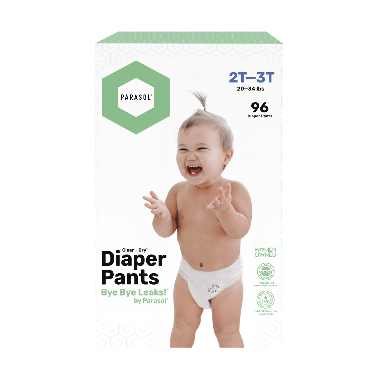 Parasol - Clear+Dry™ Natural Diaper Pants Size 4/L - 48x2pcs