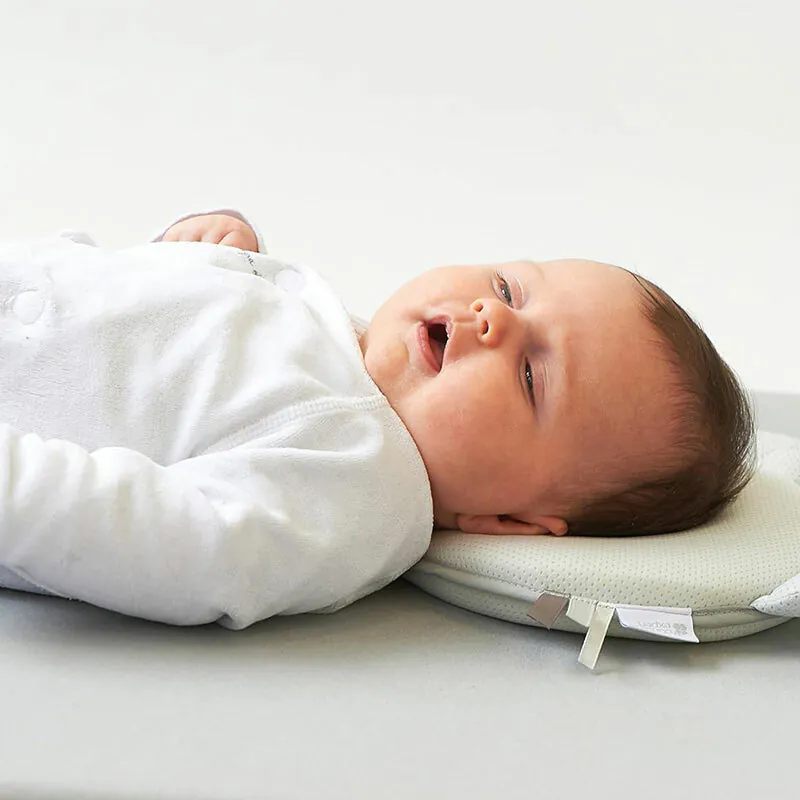 Candide -  Air+熊貓嬰兒枕頭 (白色)