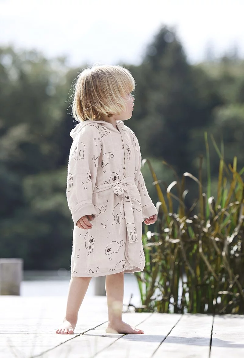 Done by Deer - Sea Friends 連帽浴衣 (3-4Y)