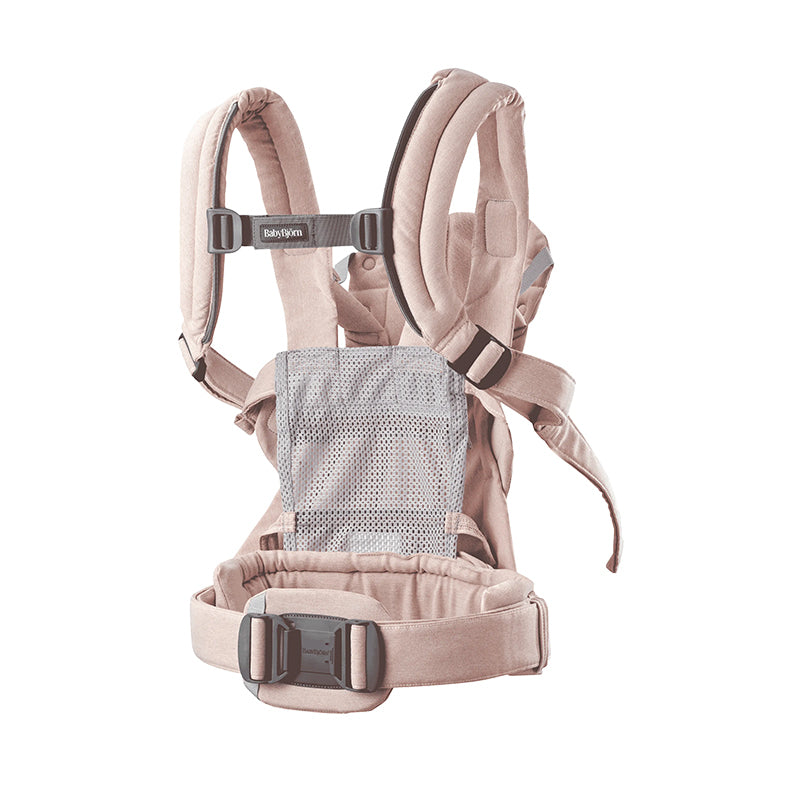 Babybjorn - 混色編織Harmony 嬰兒揹帶(淺粉色)