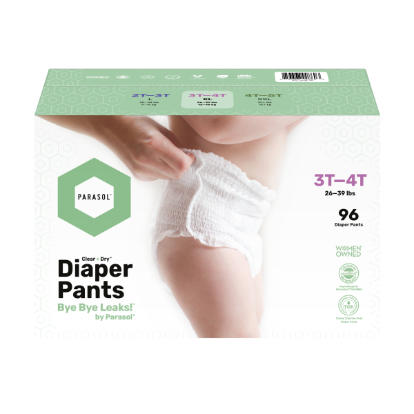 Parasol - Clear+Dry™ Natural Diaper Pants Size 5/XL - 48x2pcs
