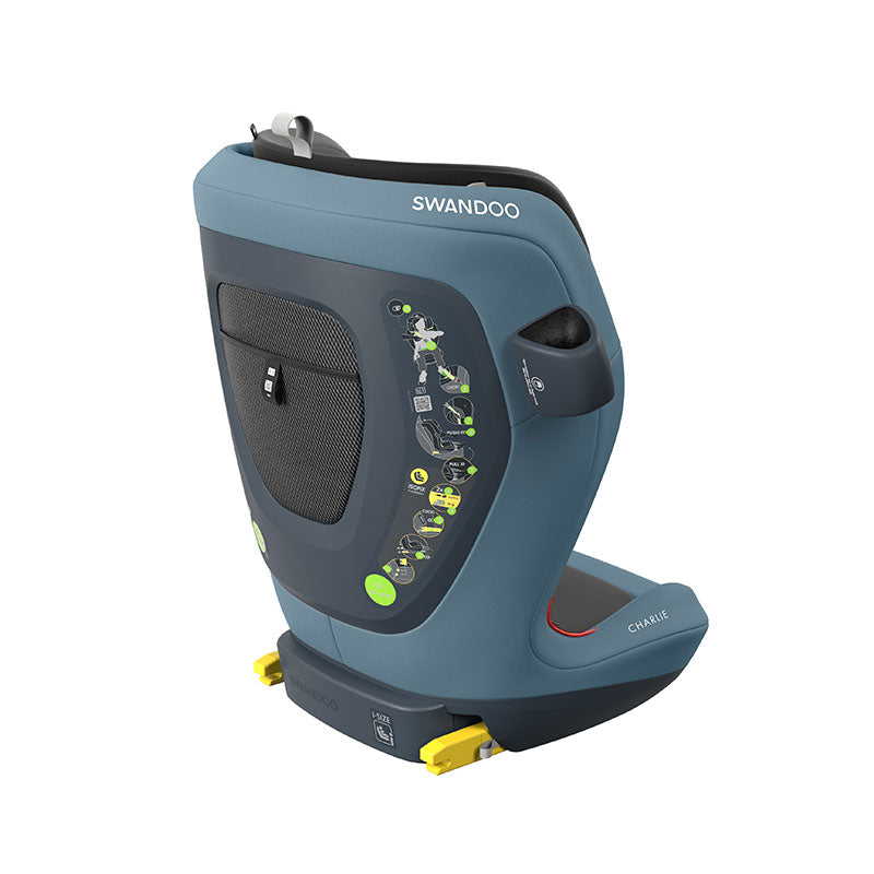 Swandoo - Charlie i-Size增高型安全座椅(藍莓藍)