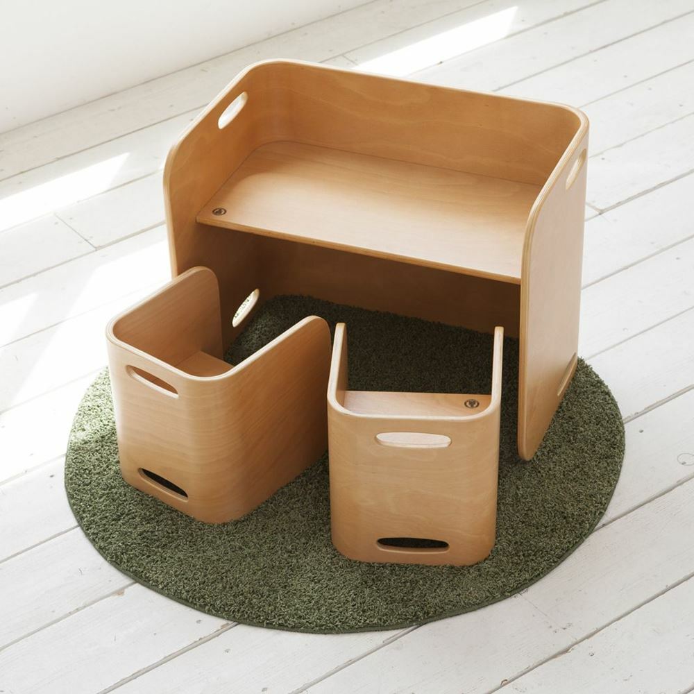 Hoppl - Colo Colo Chair & Desk (Natural)
