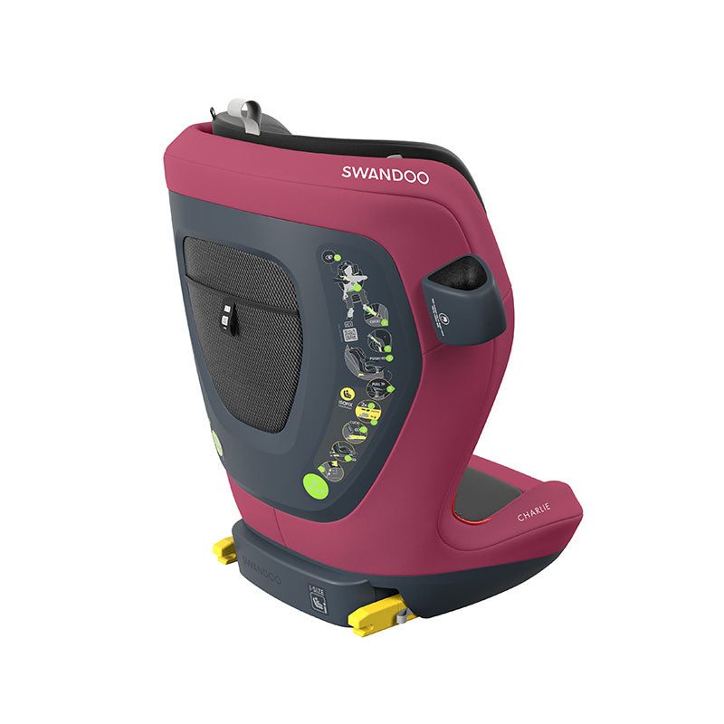 Swandoo - Charlie i-Size增高型安全座椅(水果紅)
