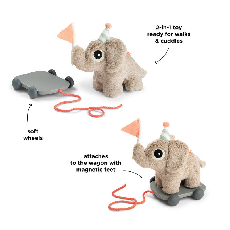 Done by Deer - 二合一拖拉玩具 (Elphee沙色)