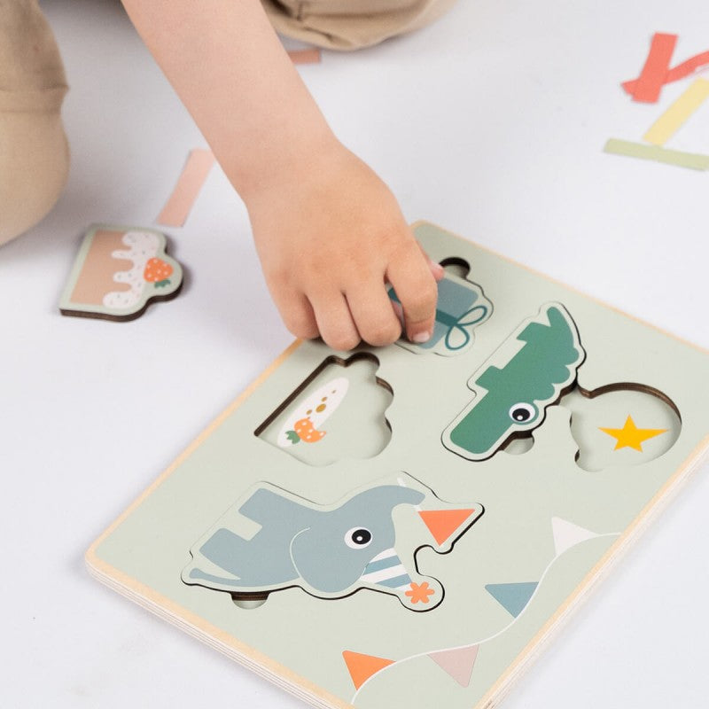 Done by Deer - First layer puzzle Celebration Colour mix