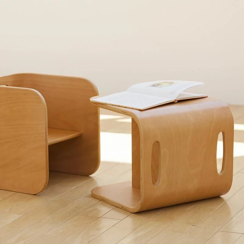 Hoppl - Colo Colo Chair & Desk (Natural)