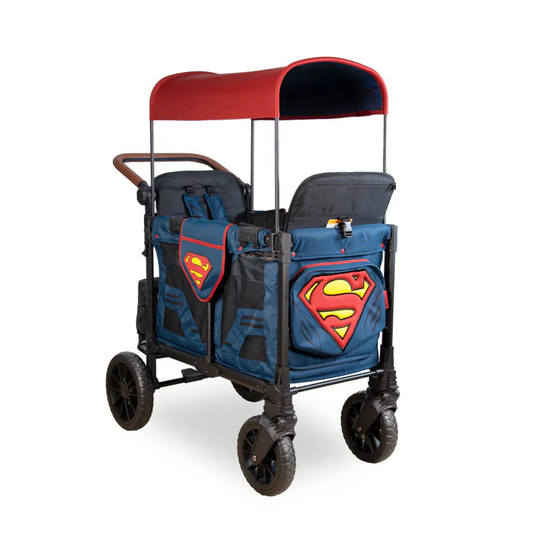 Wonderfold - 超人版W2 Luxe Pro 雙人嬰兒車