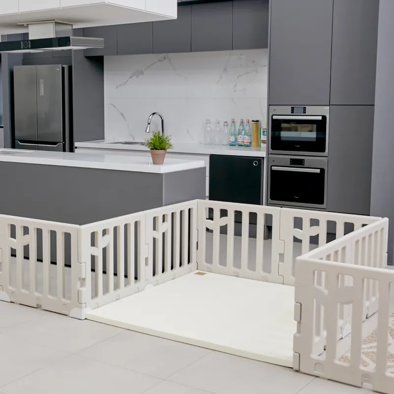 Caraz - 7+1 Leaf Baby Room and Play Mat Set (148*x148cm)(including floor mat)