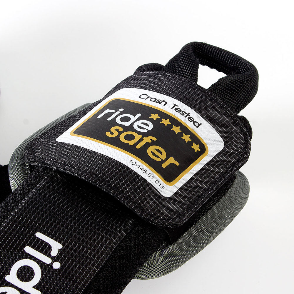 RideSafer - GEN5 穿戴式可摺叠汽車兒童安全座椅(黑色)細碼