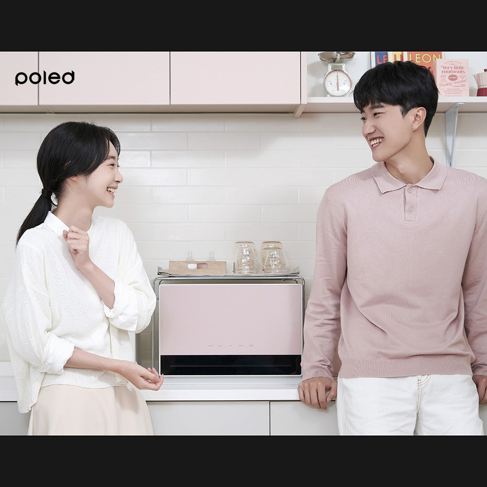 Poled - PIXEL UV LED Sterilizer (White/Dusty Pink)