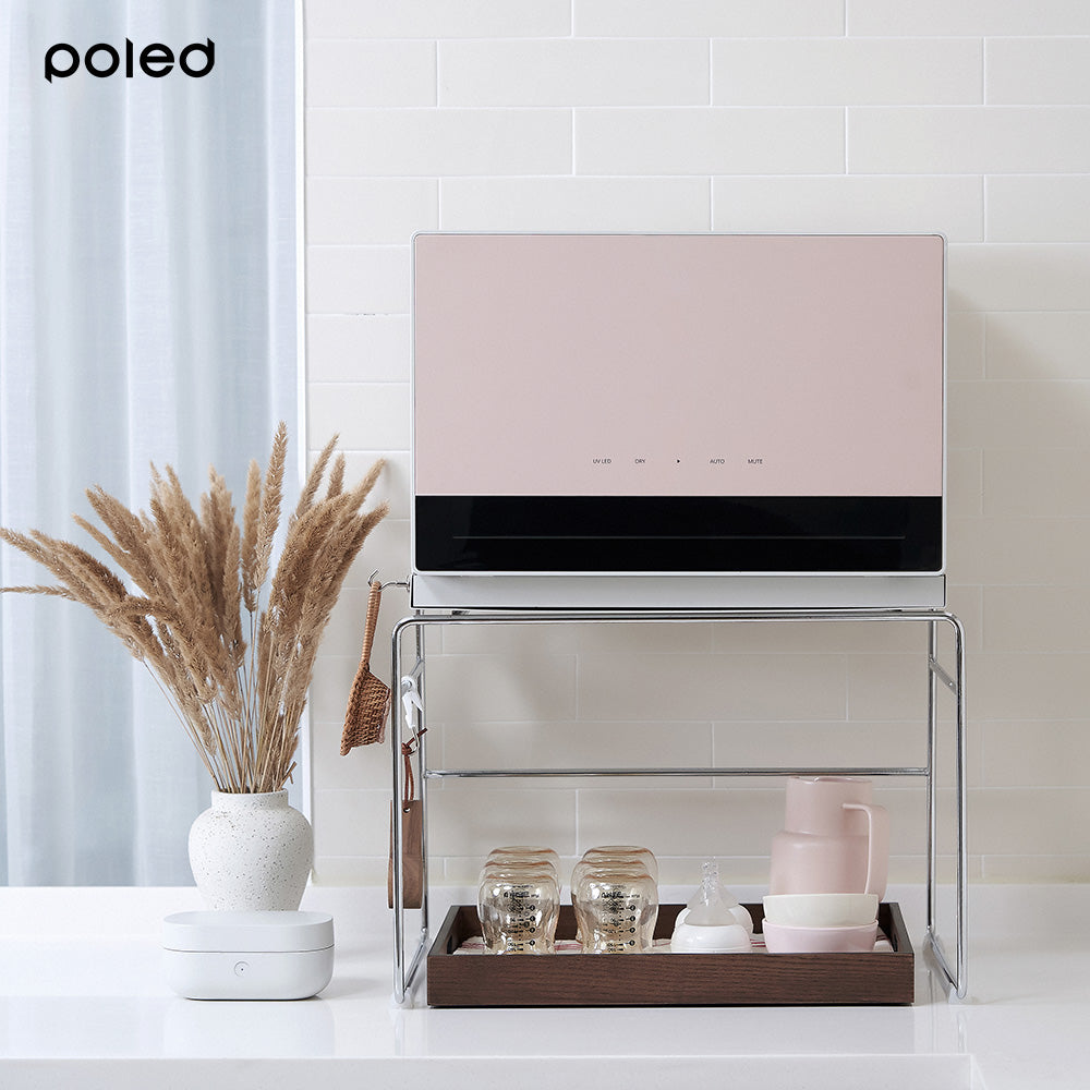 Poled - PIXEL UV LED Sterilizer (White/Dusty Pink)