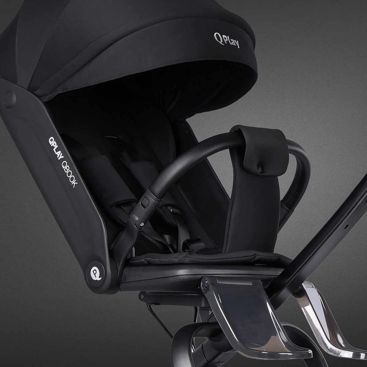 Qplay - QBook Stroller 雙向型嬰兒推車 (黑色)