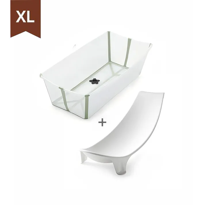 Stokke® Flexi Bath® 摺疊式浴盆連初生嬰兒浴架套裝 XL套裝