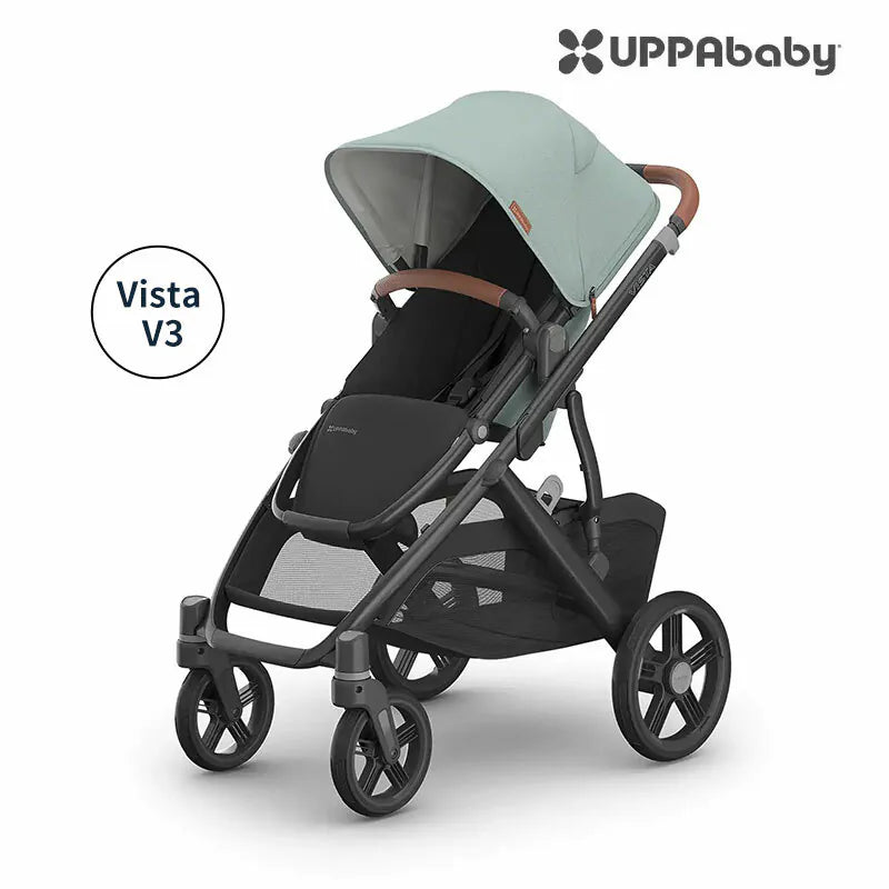 UPPAbaby - Vista V3 單座位嬰兒車(Kenzi 鬆石綠, 6個月起可用)