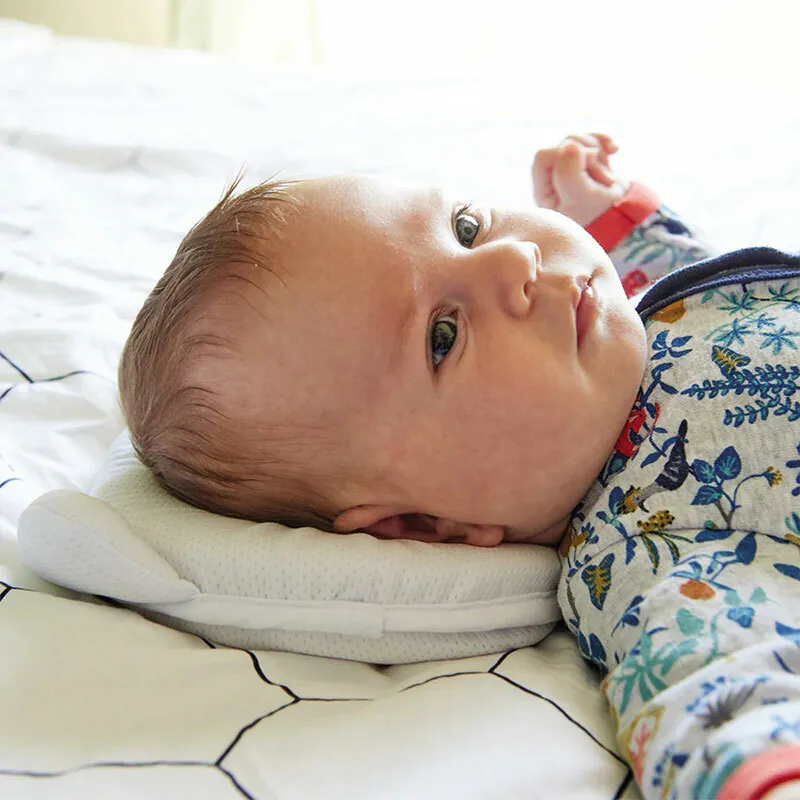 Candide -  Air+熊貓嬰兒枕頭 (白色)