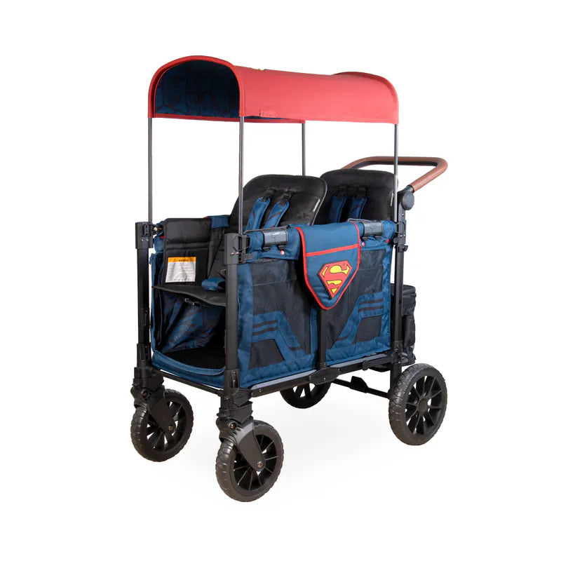 Wonderfold - 超人版W2 Luxe Pro 雙人嬰兒車