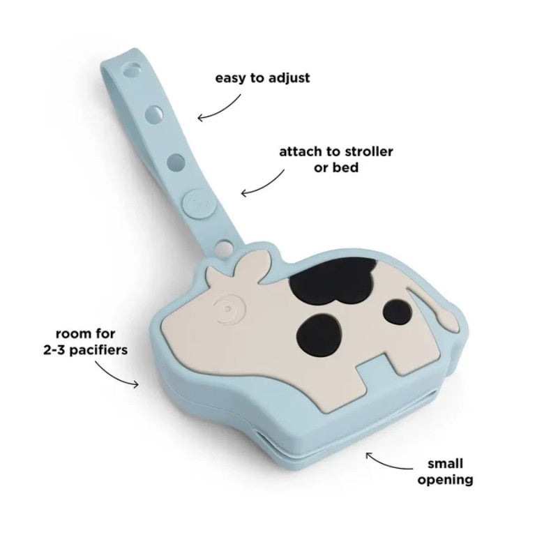 Done by Deer - 矽膠奶嘴收納袋 藍色