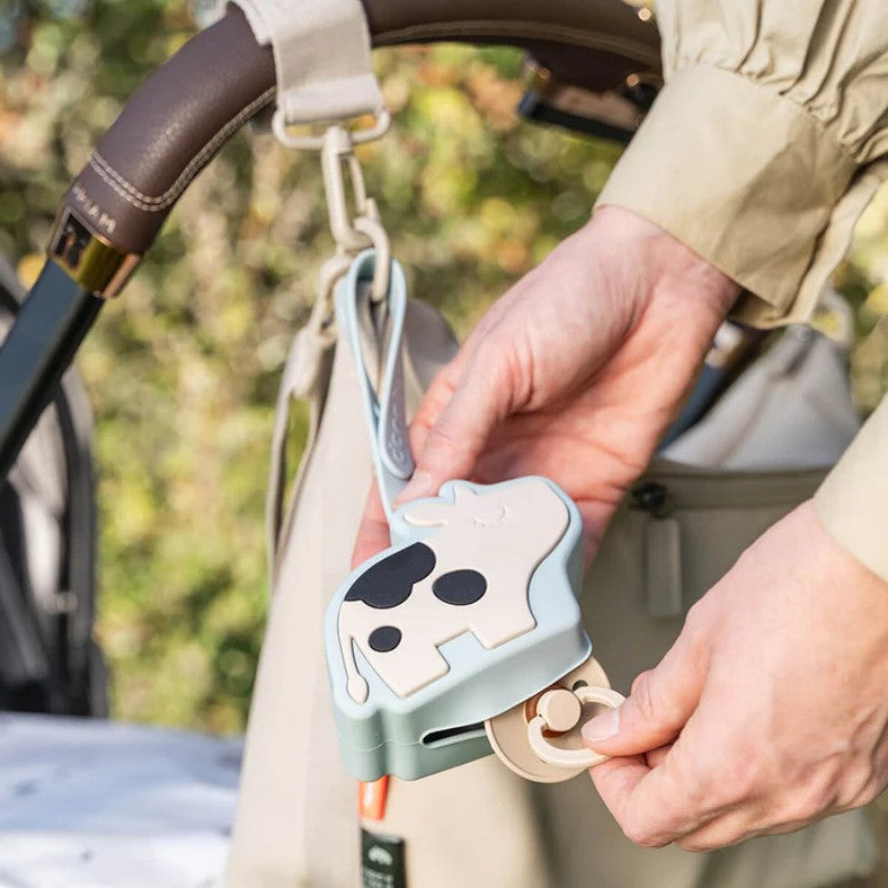 Done by Deer - 矽膠奶嘴收納袋 藍色