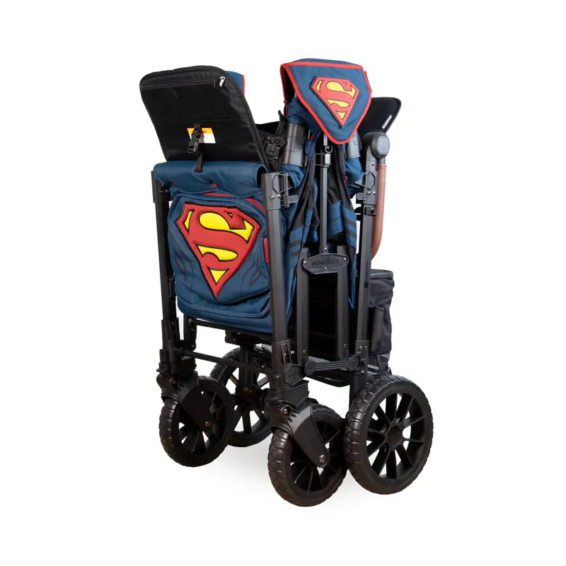 Wonderfold - 超人版W2 Luxe Pro 雙人嬰兒車