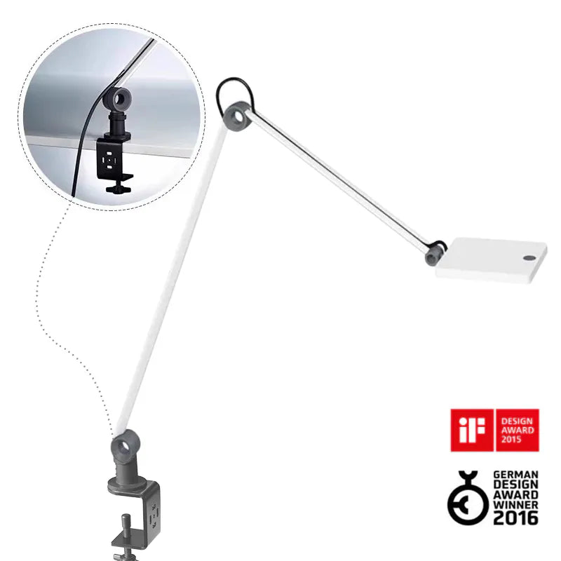 Waldmann - PARA.MI 雙臂檯燈 連檯夾 (方形/圓形)(不含底座)