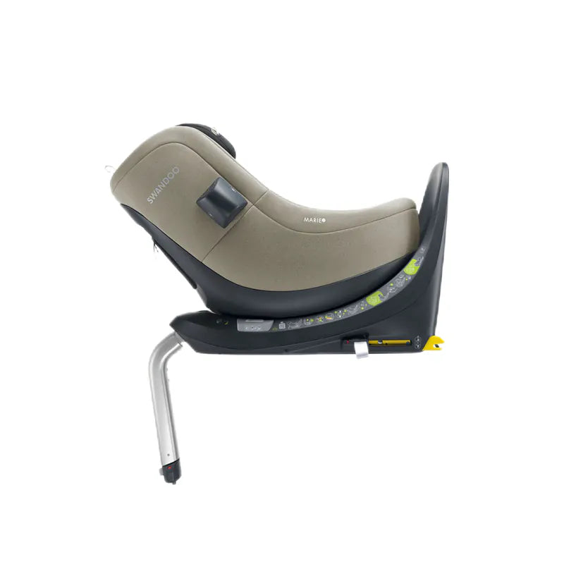 Swandoo - Marie5 i-Size 0-4歲 360°旋轉安全座椅 (淺茶灰)