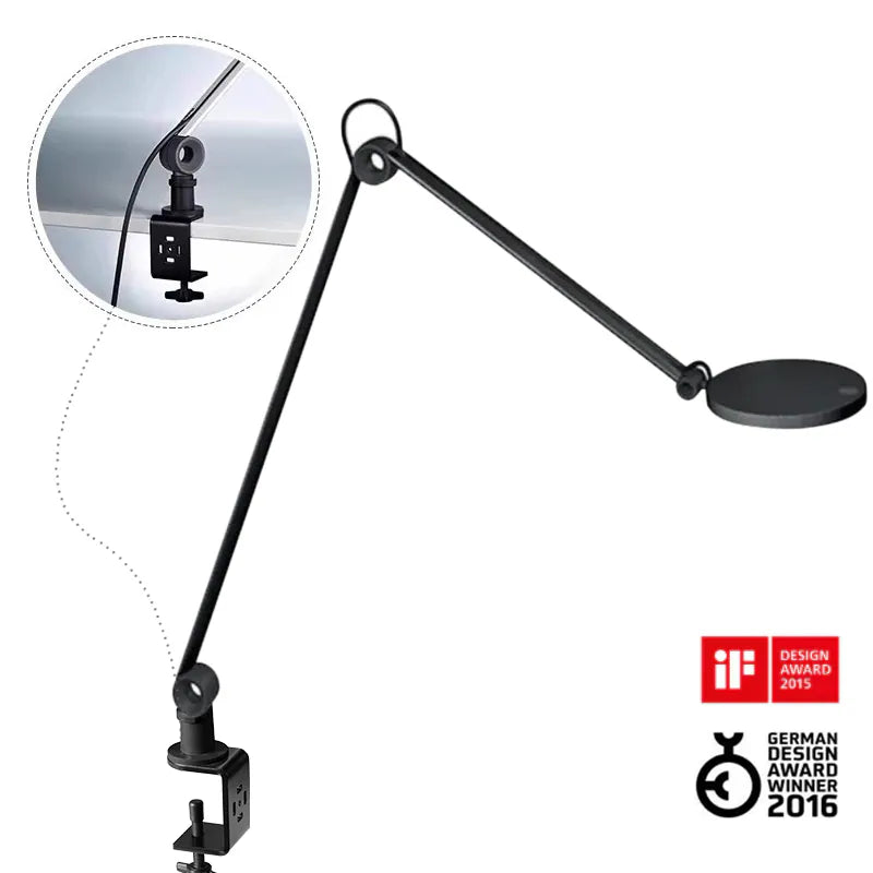 Waldmann - PARA.MI 雙臂檯燈 連檯夾 (方形/圓形)(不含底座)