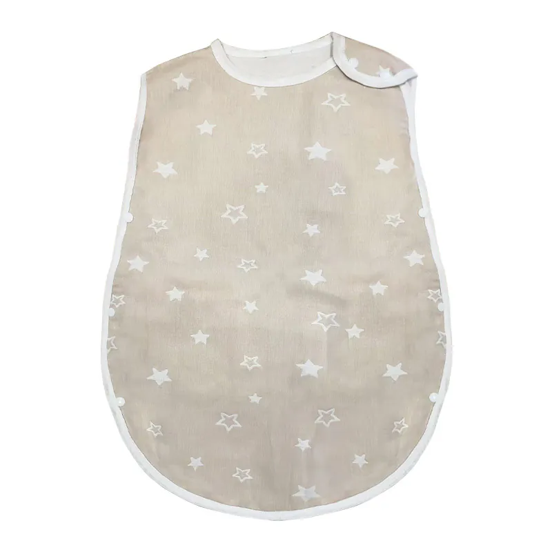 Little Somethings - 6 Layer Sleeping bag (Brown Star/ Cloud)