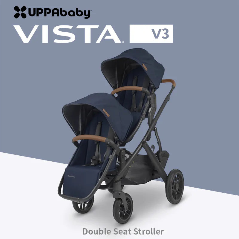 UPPAbaby - Vista V3 雙人模式雙座位嬰兒車(6個月起可用)