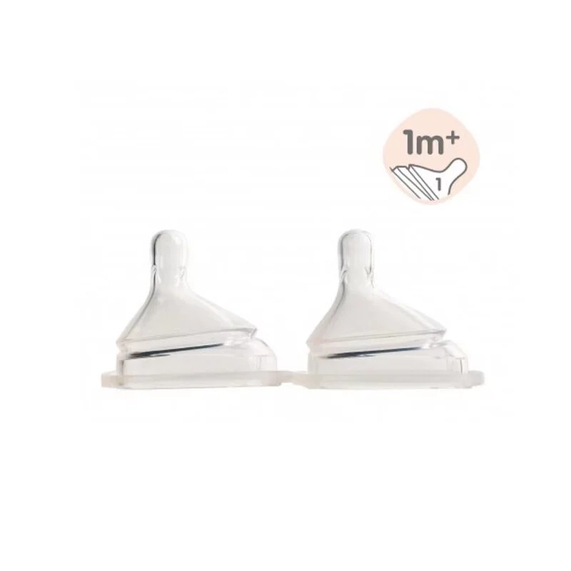 Hegen - 防脹氣智慧奶嘴 (慢速,2個裝)