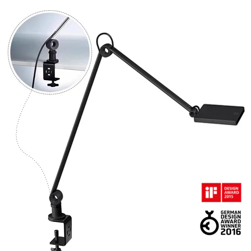 Waldmann - PARA.MI 雙臂檯燈 連檯夾 (方形/圓形)(不含底座)