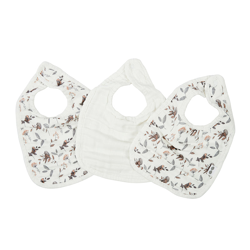 Little Somethings - Muslin 口水肩套裝 (顏色隨機)