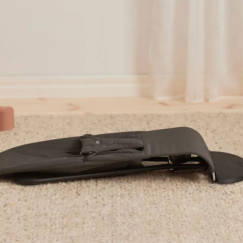 Babybjorn - 柔軟網狀透氣嬰兒搖椅黑色框架(深灰色 )