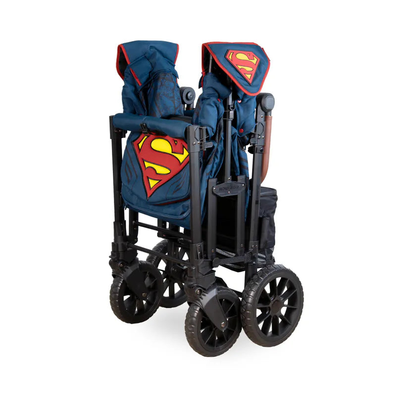 Wonderfold - 超人版W2 Luxe Pro 雙人嬰兒車