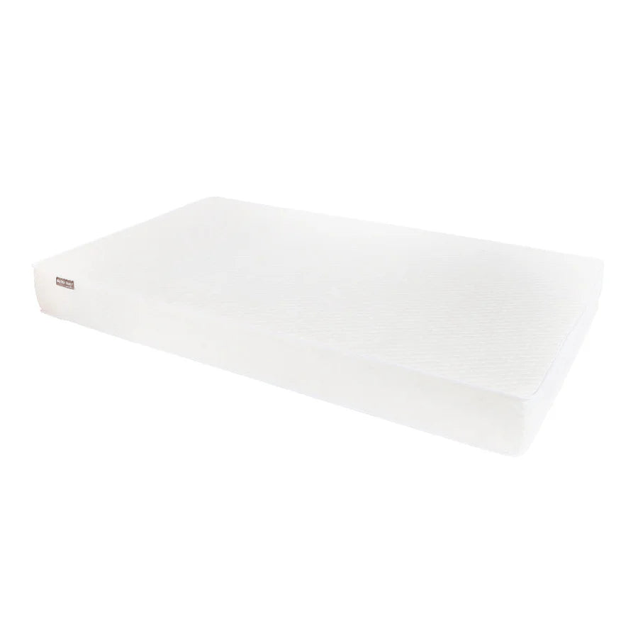 Baby Star - Cozzi+ Baby Cot (Toddler Bed) with 4" Mattress - White / European Beech