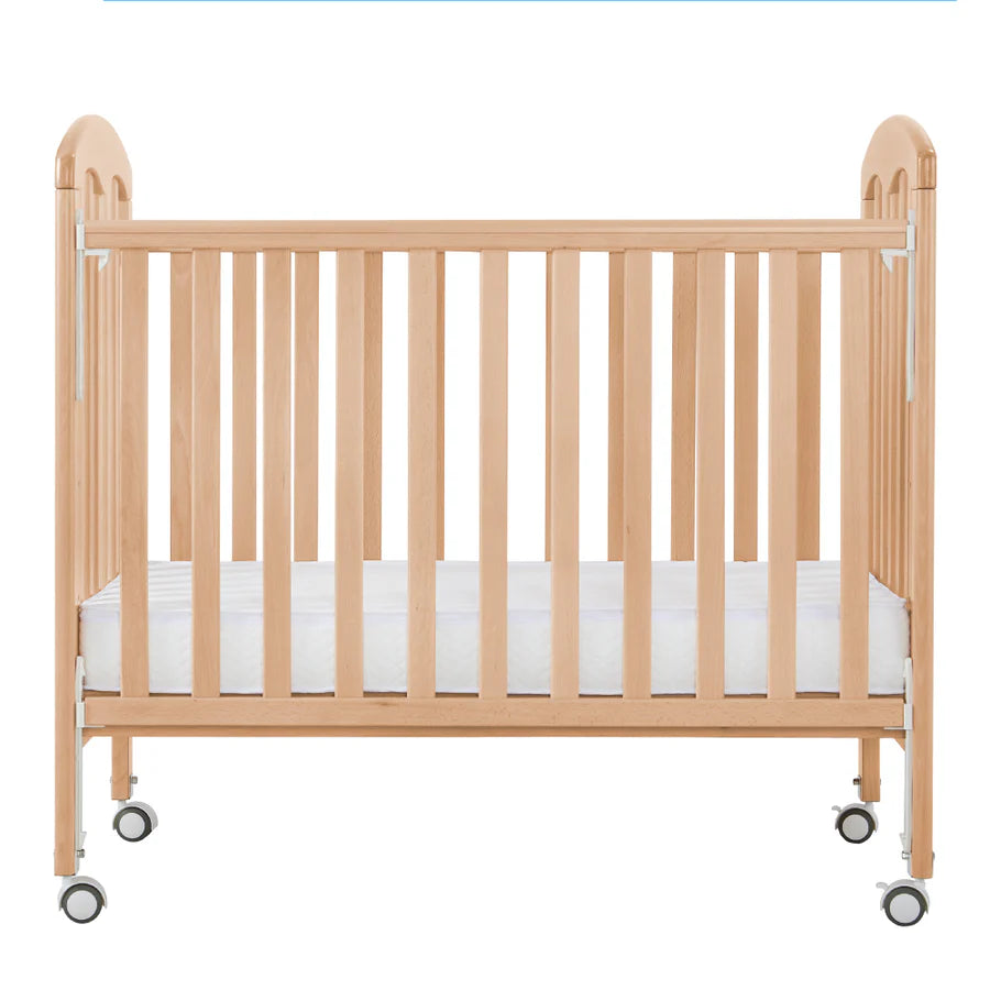 Baby Star - Cozzi Baby Cot with 4" Mattress -Natural / European Beech