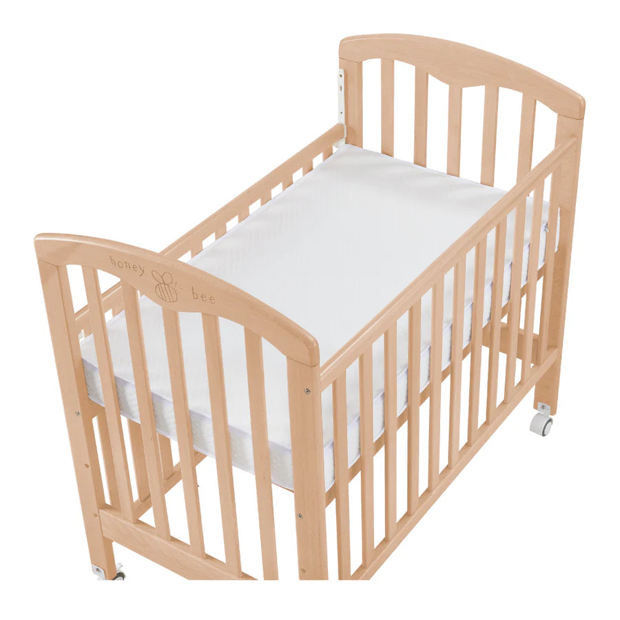 Baby Star - Cozzi+ Baby Cot (Toddler Bed) with 4" Mattress - Natural / European Beech【Pre Order Now! Delivery after 7 working days】
