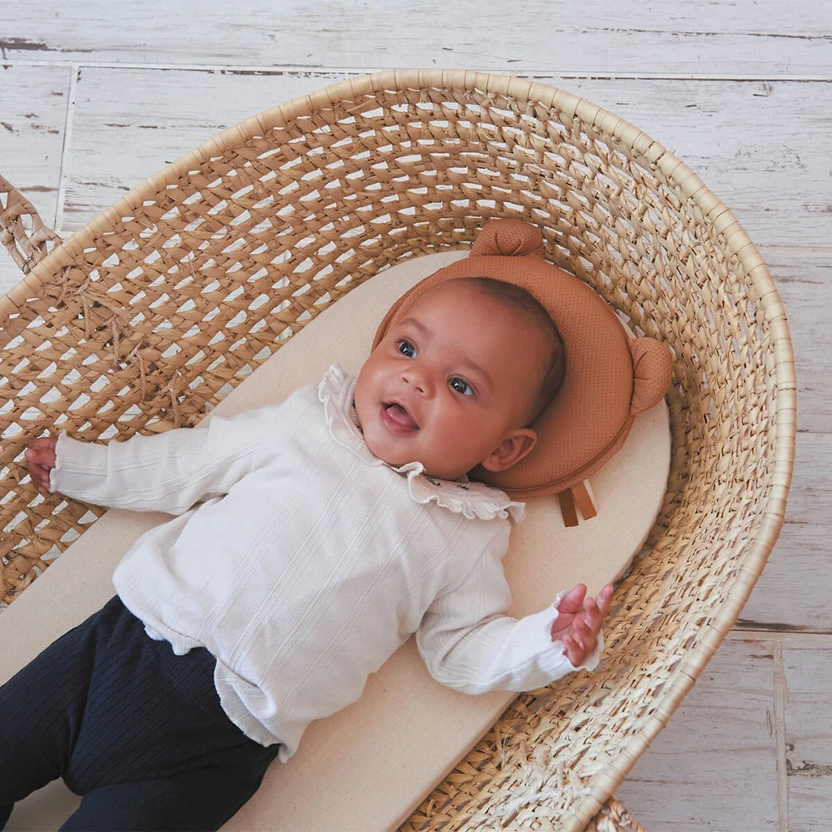 Candide - Air+熊貓嬰兒枕頭 (灰色)