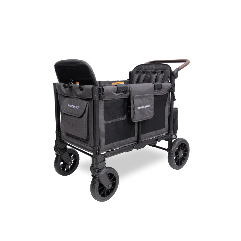 Wonderfold  - W4 Luxe Pro 4-Seater Stroller Wagon (Charcoal Gray)